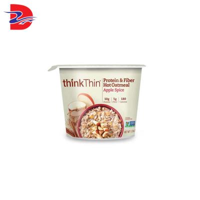 China Best price disposable laminated chocolate oatmeal cookie wrapper printed paper cup for food packaging for sale