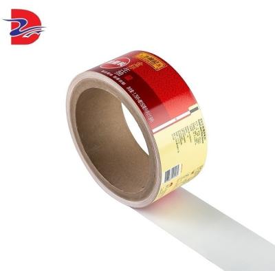 China Transparent Anticounterfeit Heat Shrink Braided Packaging Shrink Sauce Packaging Label for sale