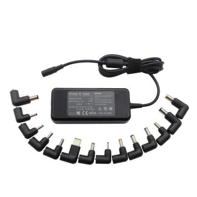 China A+ Grade Quality CE FCC Rohs Certificated 15-20V 90W Universal Piano Painting Laptop AC DC Adapter with 14 Tips for sale