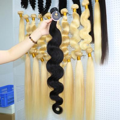 China 100% Virgin Brazilian Hair Mink Hair Extension Hair Bundles With Lace Closure, Weave Bundles Brazilian Hair for sale