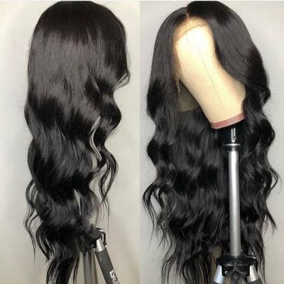 China 2021 Hot Selling Indian Virgin Hair New Arrival HD Lace Weft Sewing Machine Pre Plucked Wig for sale