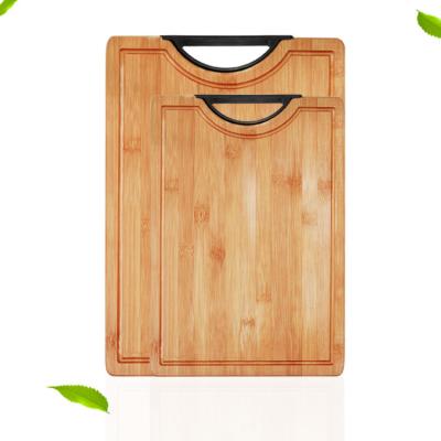 China Minimalist hot sale thickened cutting board carbonized bamboo cutting board for sale