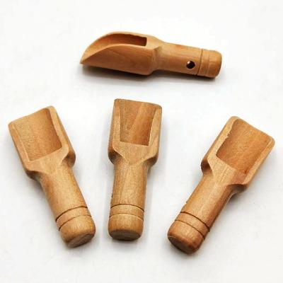 China Viable Hot Selling Solid Wood Spoon Bath Salt Spoon Seasoning Spoon for sale