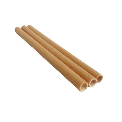 China 2021 natural environmental protection new product natural environmental protection peeled carbonized bamboo straw coffee straw bamboo accessories beverage for sale