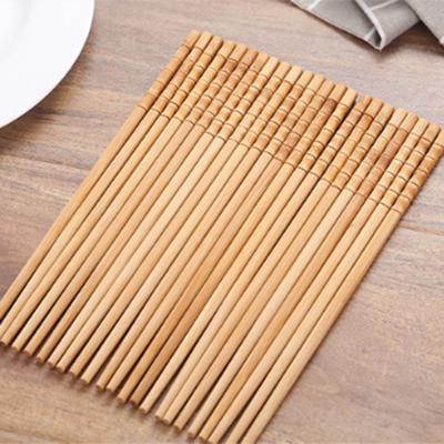 China Sustainable Natural Bamboo Wooden Chopsticks Carbonization Healthy Chinese Chopsticks Reusable Kitchen Tableware for sale