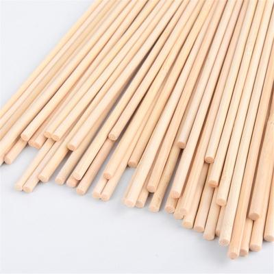 China Easily Assembled 50Pcs Bamboo Plant Grow Support Sticks Garden Support Potted Rod Wooden Floral Plant Sticks Garden Climbing Flower Canes for sale