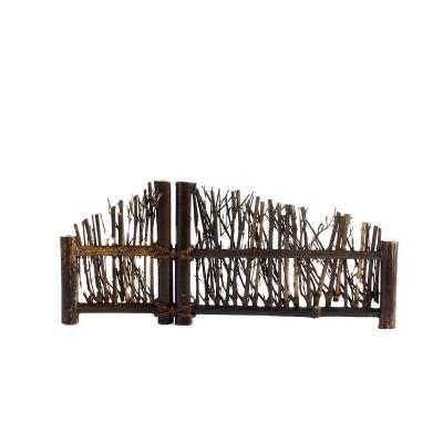 China Easily Assembled Bamboo Ornaments Teaism Props Fence Screen Jewelry Display Photo Props Home Decor Table Ornaments for sale