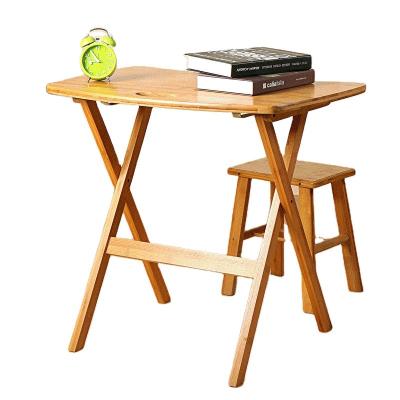 China Simple (height) Folding Table Adjustable Bamboo Student Household Laptop Desk for sale