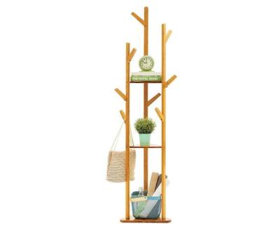 China New Style Viable 3 Layer Storage Rack Bamboo Hanger for sale