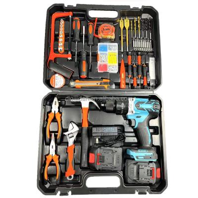 China Manufacturers 21V Electric Drill Tool Kit Box Support Electric OEM ODM OBM Iron Wholesale for sale