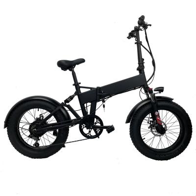 China Aluminum Alloy 48V 500W/750W Folding Electric Bike Pedal Powered Mountain Electric Bike for sale