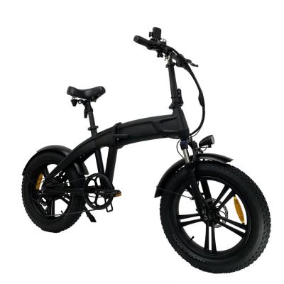 China PL Warehouse DDP Poland 20 Inch 48V 250W 750W 10Ah Alloy Wheel Bike Folding Electric Fat Tire Bike Beach Cruiser Ebike for sale