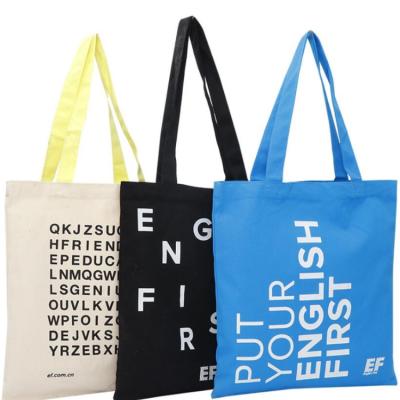 China Fashion custom logo recyclable eco-friendly natural printed heavy thick shopping bag with zipper canvas cotton tote bag for sale