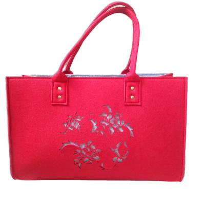 China Factory Price Recyclable Wholesale Eco-friendly Clothing Storage Bag Tote Lady Bag Boutique Bag for sale