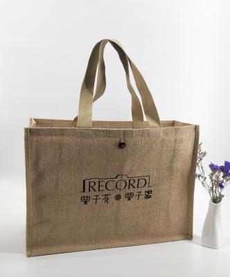 China Other Factory Customized Wholesale Super Durable Environmental Friendly Jute Shopping Tote Bag for sale