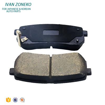 China 100% import factory price ceramic brake pad set suit 58302-4HA50 for Hyundai H-1 Starex 2007 automobile brake pad for sale