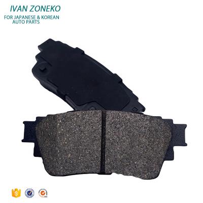 China 100% import auto part rear brake pads ceramic fit for LEXUS, NX200.NX300H.06-, 121*427*145 OEM car brake pad 04466-48160 for sale