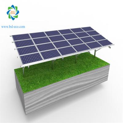 China Single Pole Aluminum Alloy Ground Solar Mounting System for sale