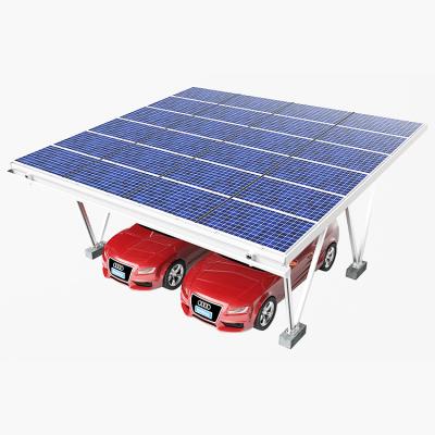 China Easy Install Aluminum Solar Parking Lot Rack Solar Panel Racking System Solar Carport Rack for sale