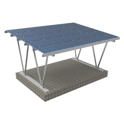 China Commercial Solar Photovoltaic Inverter Parking Lot With Aluminum Frame for sale