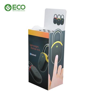 China Factory Customized Directly Sell Cardboard Bin Lock Retail Shelving Smart Display Stand for sale