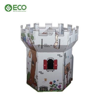 China Custom Shopping Mall Supermarket Buries Beverage Bins Corrugated Cardboard Bin Display for sale