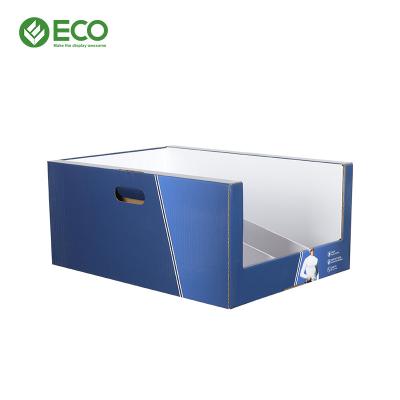 China Paper Customized Product Counter Display Box Table Cardboard Underwear Printed Foldable Display Rack for sale