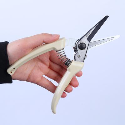 China Factory Wholesale Manual Anti-Slip Handle Bonsai Plants Anti-Slip Handle Garden Pruning Scissors for sale