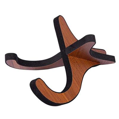 China Morden Design High Quality Creative Wooden Materials Wear-resistant Universal Guitar Wooden Stand for sale