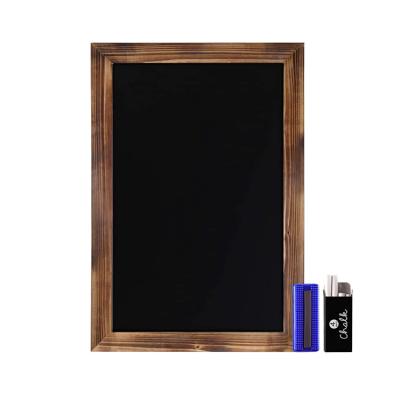 China Best Selling Beautiful Design Morden Torch Antique Wooden Magnetic Wall Picture Frame Decorative Chalkboard for sale