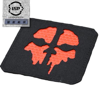 China GHOST Laser Cutting Patch night luminescence Reflective Patch 500D Cordura Standard Infrared en venta