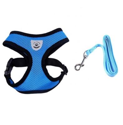 China 2020 Hot Sale Padded Adjustable Neck Dog Harness Mesh Dog Harness for sale