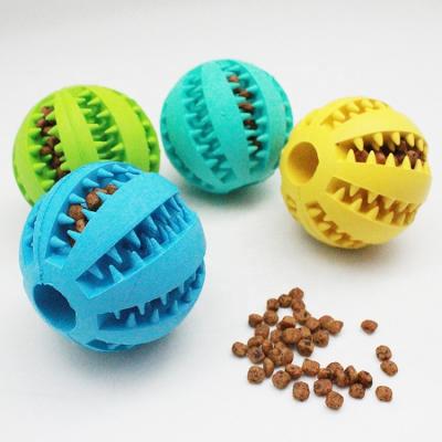 China Conductive Non-Toxic Viable Dog Toy Ball Interactive Rubber With Scent Leakable Dog Food Toy Ball Dispenser for sale