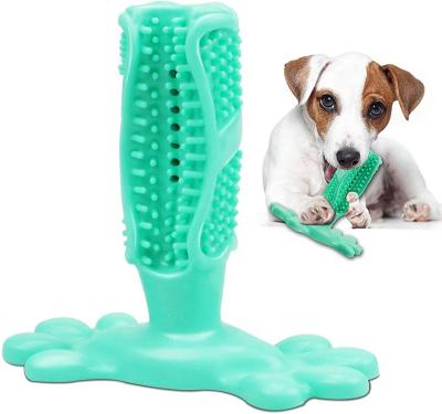 China New Improved Viable Durable Pet Toothbrush Stick Chew Bite Resistant Dog Teeth Cleaning Toy for sale