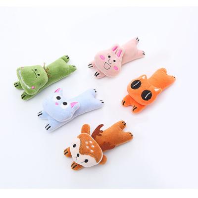 China Sustainable Handmade Eco Friendly Fabric Cat Amuse Toy With Mint Interior for sale