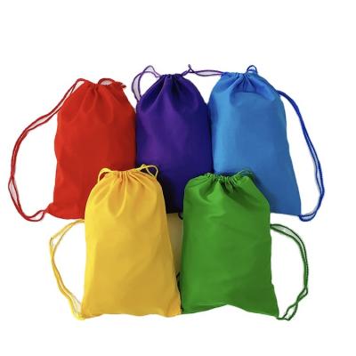 China Recyclable Wholesale Factory Direct Cotton Drawstring Bags With Large Capacity for sale