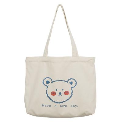 China Thick Canvas Tote Bag Eco - Friendly Shopping Bags 100% Eco Friendly for sale