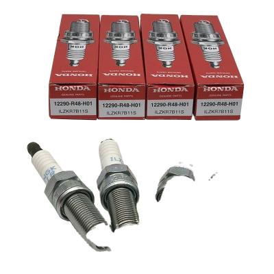 China Genuine Iridium Quality Spark Plug Irdidium Ignition Auto Engine Parts Used For Honda OEM 912290-R48-H01 DHL UPS FEDEX ILZKR7B-11S for sale