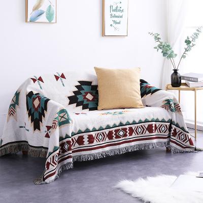 China LATAM Modern Nordic Style Furniture Protector Reversible Cotton Sofa Slipcover Sofa Towel Quality Sofa Cover Polyester Fabric Supply for sale