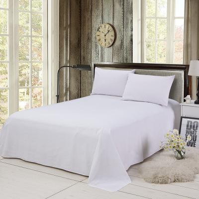 China Anti dust mite promotion solid color special polyester-cotton brushed fabric bedding sheet pillowcase for hotel and family for sale