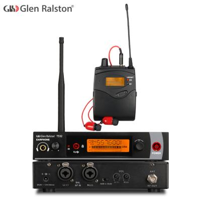 China Professional Headset Microphone Glen Ralston T532 In-Ear DJ Diversity Audio Mixer UHF True In Ear DJ Mixer Audio System for sale