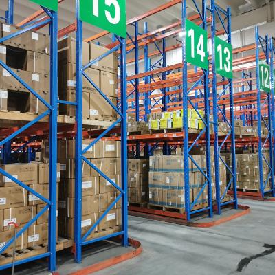 China Storage VNA Racking  Very Narrow Aisle Pallet Racking 1600mm-2000mm for sale