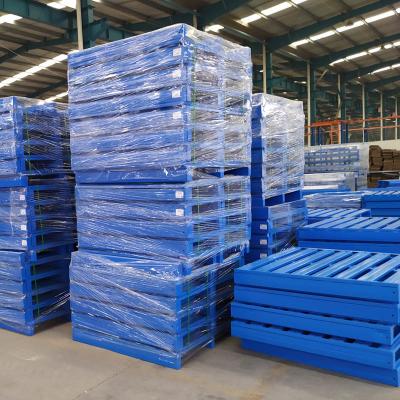 China Steel Pallet For Warehouse Management 2 Way / 4 Way Entry Type for sale