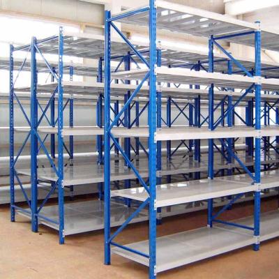 China Customized Adjustable Warehouse Rack Metal Boltless Shelf And Racks Warehouse Storage for sale