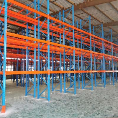 China Sturdy Steel Warehouse Pallet Rack Heavy Duty Storage Shelves Customized for sale