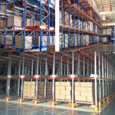 China Durable Steel Customized Radio Shuttle Rack Pallet Racking for Warehouse for sale