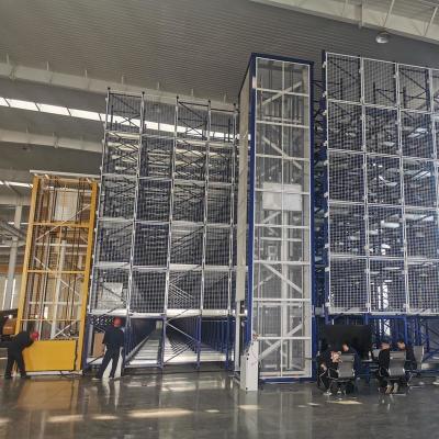 China High Density Heavy Duty Radio Shuttle Pallet Racking Warehouse Space Management for sale