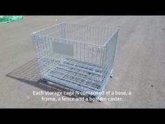 Storage Cage: 1 - Ton Load - Bearing & Stackable