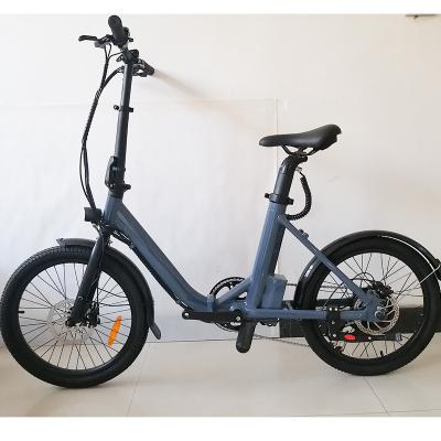 China Folding Electric Bicycle Aluminum Alloy 20inch 1.95 Tire 250W 7.8ah Seat Post Lithium Battery Electric Bicycle Helper for sale