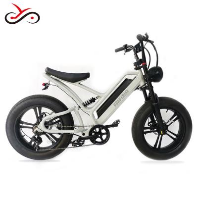 China Aluminum alloy 48v 500w 750w motorcycle electric fat tire e bike bicycle 15.6ah lithium battery Changzhou electric removable ebike for sale